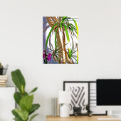 Palm Tree Poster (Heimbüro)