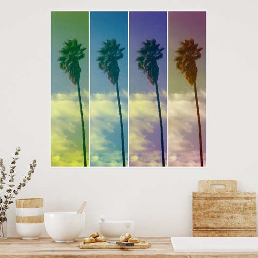 Palm Tree Poster (Küche)