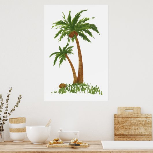 PALM TREE POSTER 24X36" (Küche)