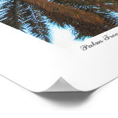 Palm Tree Poster Print (Ecke)