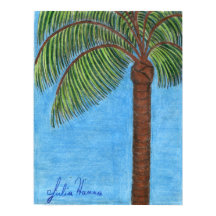 Palm Tree Poster von Julia Hanna