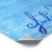 Palm Tree Poster von Julia Hanna (Ecke)