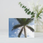 Palm Tree Postkarte (Stehend Vorderseite)