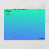 Palm Tree Postkarte (Rückseite)