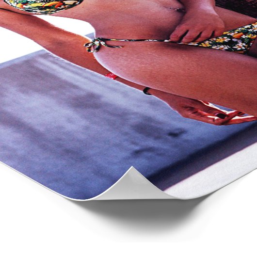 Palm Tree Princess Poster (Ecke)