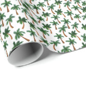 Palm Tree Print Geschenkpapier (Rolleneckpunkt)