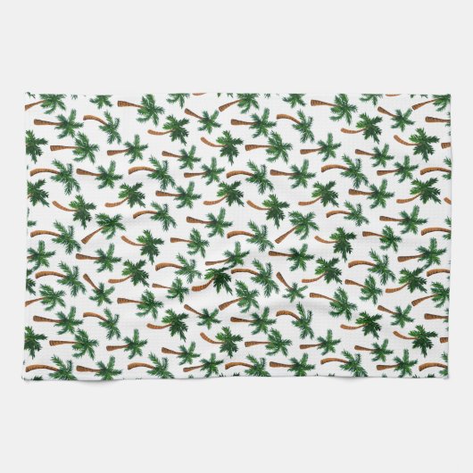 Palm Tree Print Küchentuch (Horizontal)