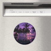 Palm Tree Reflection Magnet (In Situ (Geschirrspüler))