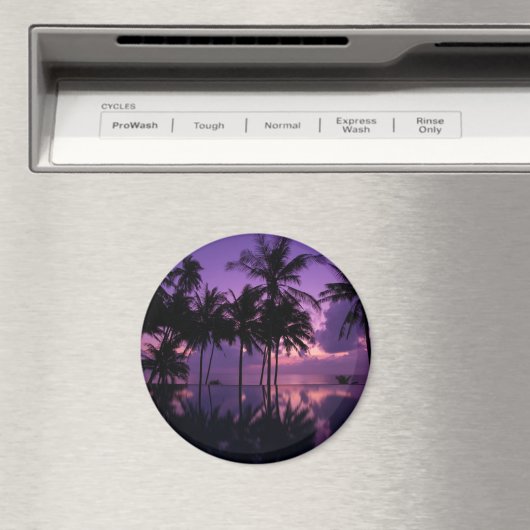 Palm Tree Reflection Magnet (In Situ (Geschirrspüler))