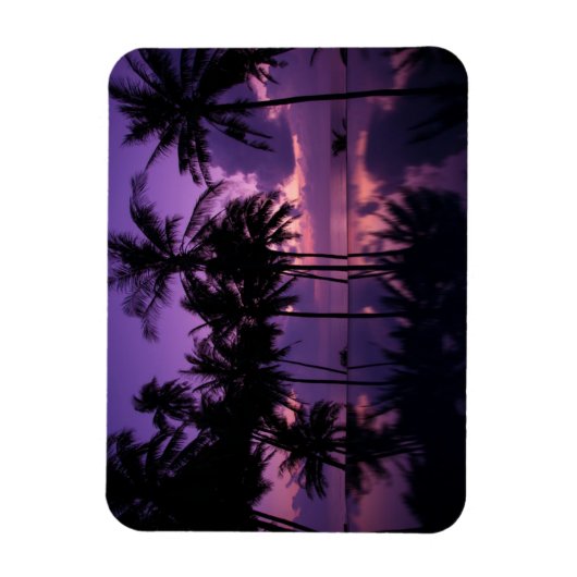 Palm Tree Reflection Magnet (Vertikal)