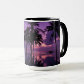 Palm Tree Reflection Tasse (VorderseiteRechts)