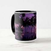 Palm Tree Reflection Tasse (Vorderseite Links)