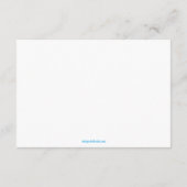 Palm Tree Reply Card RSVP Karte (Rückseite)