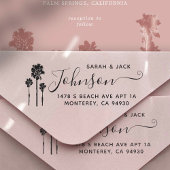 Palm Tree Romance Wedding Suite Permastempel