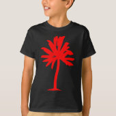 Palm Tree - rot T-Shirt (Vorderseite)