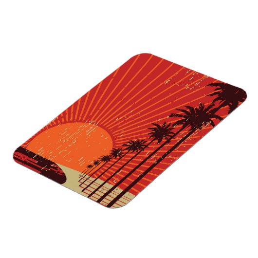 Palm Tree Row Magnet (Linke Seite)