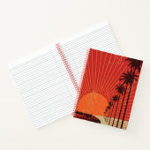 Palm Tree Row Notizblock (Innenseite)