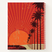 Palm Tree Row Notizblock (Rückseite)