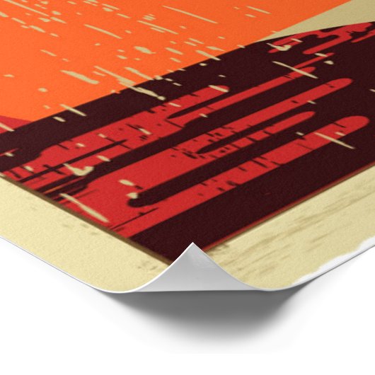 Palm Tree Row Poster (Ecke)