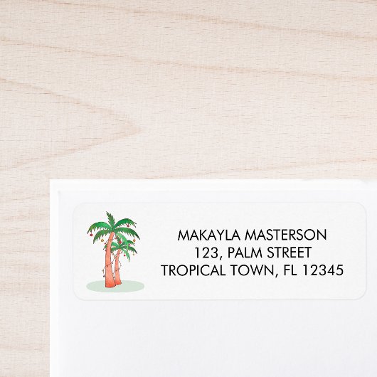 Palm Tree Rücksendeadresse