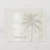 Palm Tree Sand Color Monotone Fotografie Postkarte (Vorne/Hinten)
