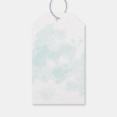 Palm Tree Santa Hammock Tropical Beach Weihnachten Geschenkanhänger (Rückseite)