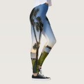 Palm Tree Scheren Silhouette Leggings (Rechts)