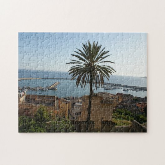 Palm tree, Sciacca Italien Reisen Jigsaw Puzzle (Horizontal)