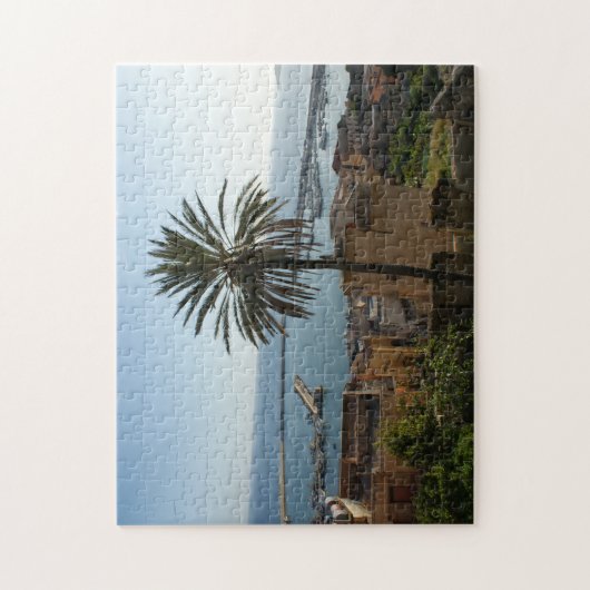Palm tree, Sciacca Italien Reisen Jigsaw Puzzle (Vertikal)