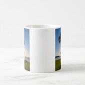 Palm Tree Scissors Silhouette Kaffee Tasse (Mittel)