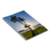 Palm Tree Scissors Silhouette Notebook Notizblock (Rechte Seite)