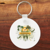 Palm Tree Senegal Schlüsselanhänger (Vorderseite)