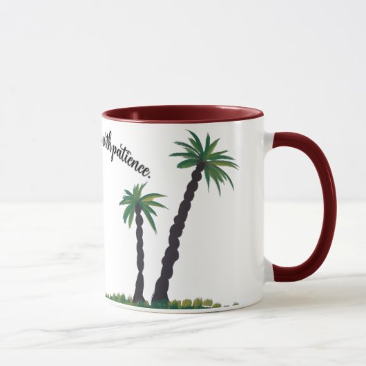 Palm Tree Serenity Tasse (Rechts)