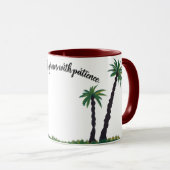 Palm Tree Serenity Tasse (VorderseiteRechts)