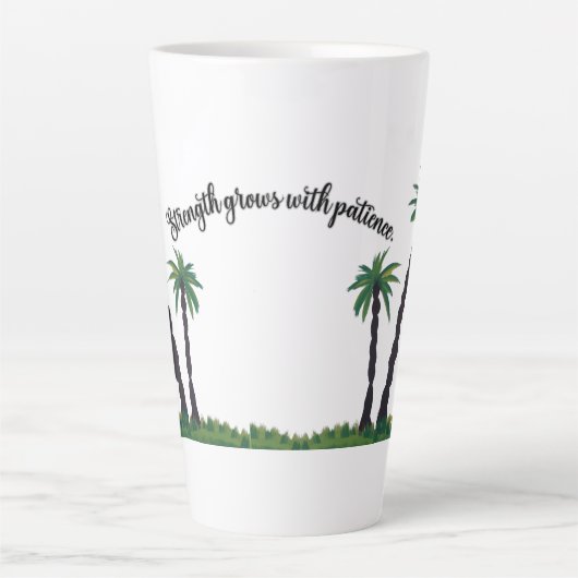 Palm Tree Serenity Tasse (Vorderseite)