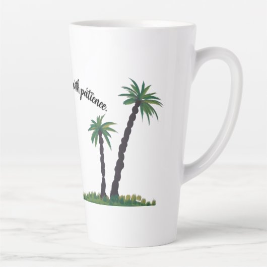 Palm Tree Serenity Tasse (Rechts)