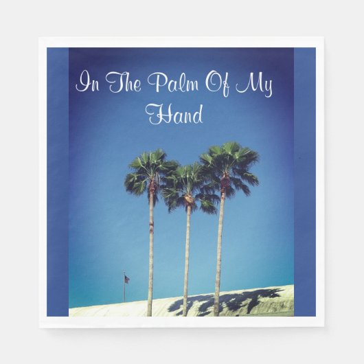 Palm Tree Serviette (Vorderseite)