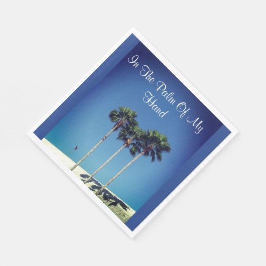 Palm Tree Serviette (Ecke)