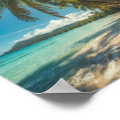 Palm Tree Shade Poster (Ecke)