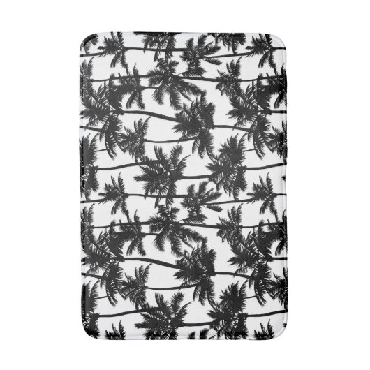 Palm Tree Shadow Pattern Badematte (Vorderseite Vertikal)