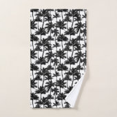 Palm Tree Shadow Pattern Badhandtuch Set (Handtuch)