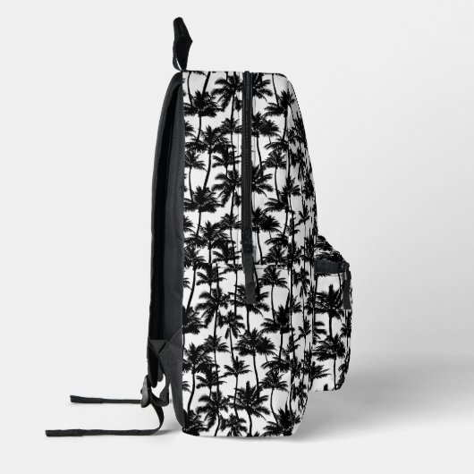 Palm Tree Shadow Pattern Bedruckter Rucksack (Links)