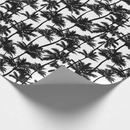 Palm Tree Shadow Pattern Geschenkpapier (Ecke)