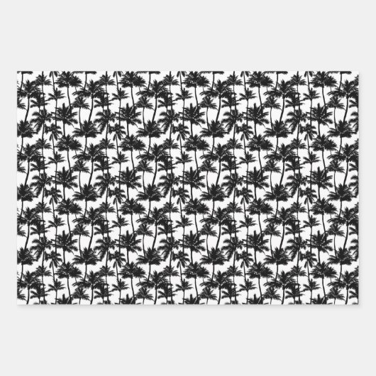 Palm Tree Shadow Pattern Geschenkpapier Set (Vorderseite 2)