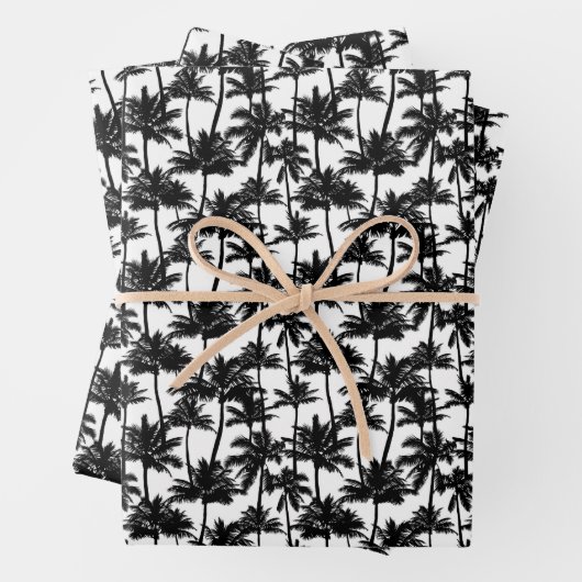 Palm Tree Shadow Pattern Geschenkpapier Set (Beispiel)