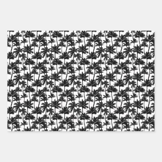 Palm Tree Shadow Pattern Geschenkpapier Set (Vorderseite)