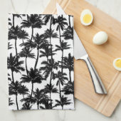 Palm Tree Shadow Pattern Geschirrtuch (Viertel Falte)
