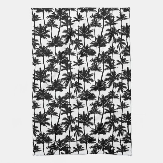 Palm Tree Shadow Pattern Geschirrtuch (Vertikal)