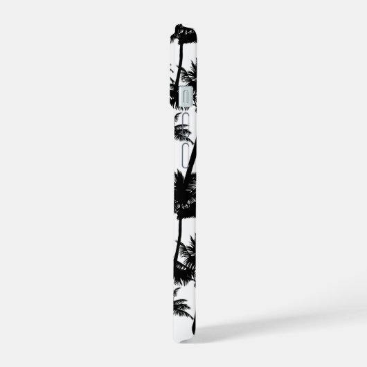 Palm Tree Shadow Pattern iPhone 15 Hülle (Linke Seite)