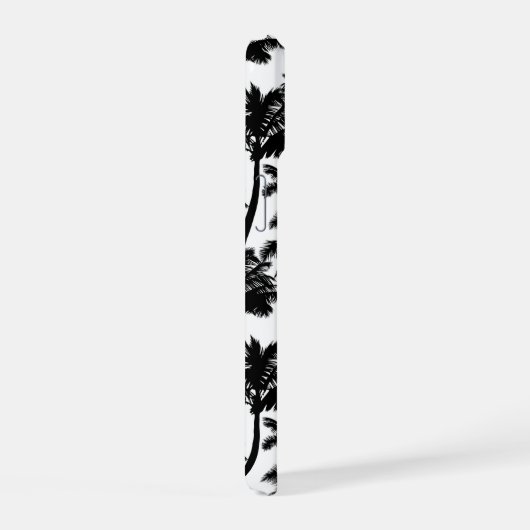 Palm Tree Shadow Pattern iPhone 15 Hülle (Rechte Seite)